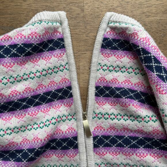 Talbots Fair Isle Knit Sweater Medium - Picture 4 of 5
